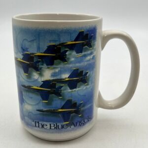 Cuppa St. Petersburg The Blue Angels US Navy Aviation Coffee Mug Blue White